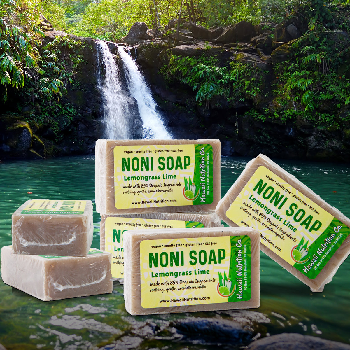 Organic Noni Soap with Lemongrass and Lime essential oils