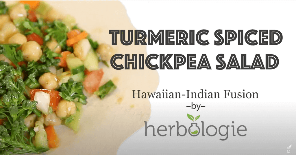 Turmeric Spiced Chickpea Salad