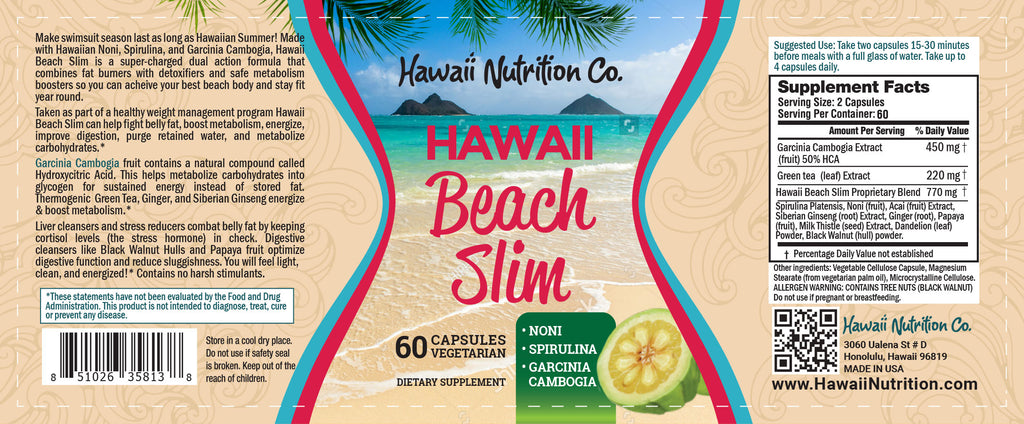 Hawaii Beach Slim Hawaii Nutrition Company