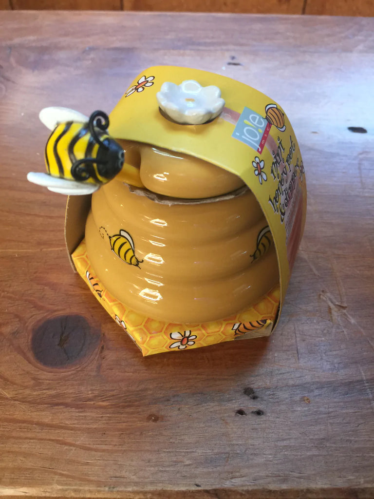 Honey Beehive Pot & Dipper