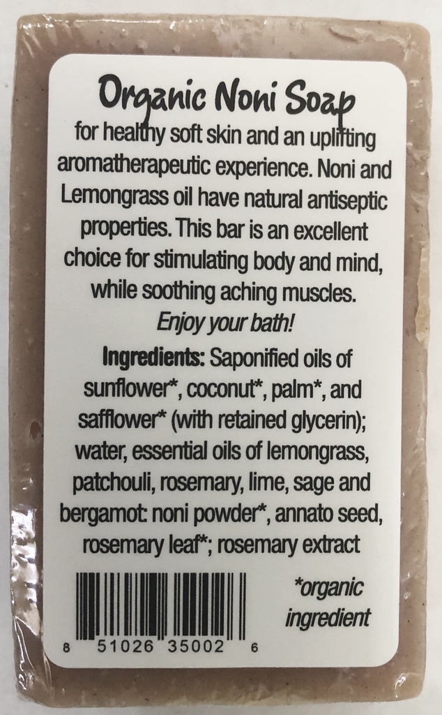 Organic Noni Soap 4 oz.